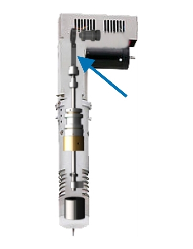 Barrita de oscilación para EOT-3 fabricada en fibra de carbono. Para máquinas de corte automatizado Zünd