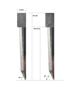 Torielli knife 01043086 / HTA-43086 / compatible for Torielli automated cutting machine 2