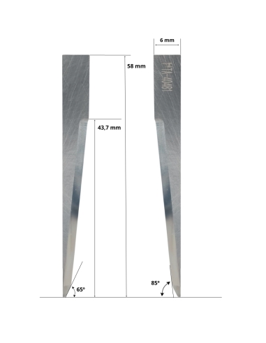 Messer Ibertec 01040481 / HTA-40481 / kompatibel für automatische Schneidemaschine Ibertec