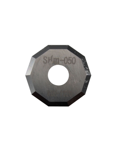 Cuchilla decagonal Bullmer EN SUPER METAL DURO (SHM) B50 / SHM-050 / compatible con máquina Bullmer de corte automatizado