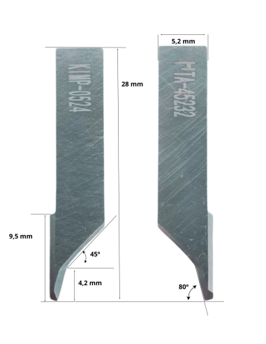 Lama Torielli HTA-45232 / 01045232 / compatibile per macchina Torielli da taglio automatizzata