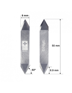 Cuchilla EN SUPER METAL DURO (SHM) iEcho E13 / Z11 / 3910309 / SHM-013 / compatible para máquina iEcho de corte automatizado 2