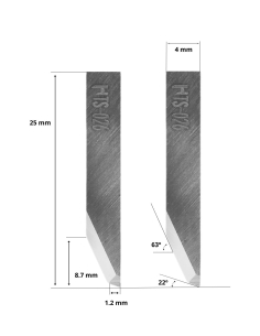 Lama Summa 500-0813 / 500-9813 / HTS-026 / Lama HM per macchina da taglio automatizzata Summa 2