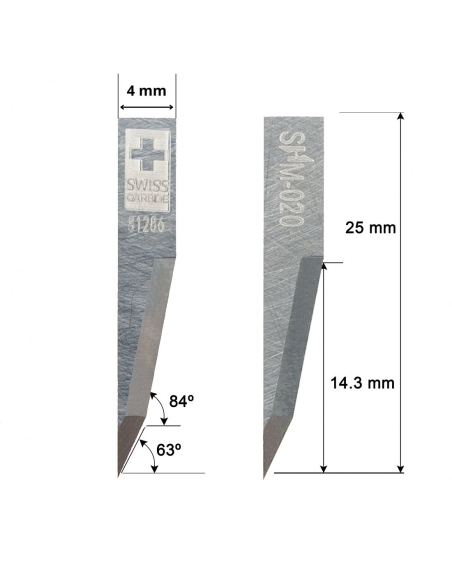 Cuchilla SUPER METAL DURO (SHM) Delta Diemaking Z20 / 3910313 / SHM-020 / compatible máquina Delta Diemaking corte automatizado
