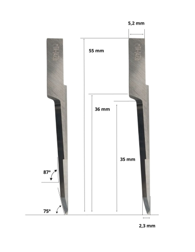 Ronchini blade 01040701 / HV1600 / HTA-04736 / compatible for Ronchini automated cutting machine