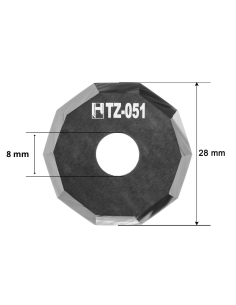 Cuchilla iEcho E51 / Z51 / 3910336 / HTZ-051 / Cuchilla decagonal HM compatible para máquina iEcho de corte automatizado 2