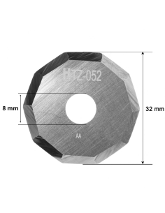 Cuchilla iEcho E52 / Z52 / HTZ-052 / Cuchilla decagonal HM compatible para máquina iEcho de corte automatizado 2