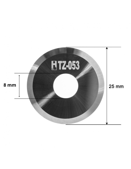 Cuchilla iEcho Z53 / 4800059 / HTZ-053 / Cuchilla circular HM compatible para máquina iEcho de corte automatizado