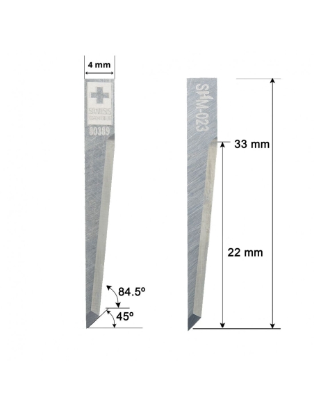 SUPER HARD METAL (SHM) knife Filiz Z23 / 5005560 / SHM-023 / compatible for Filiz automated cutting machine