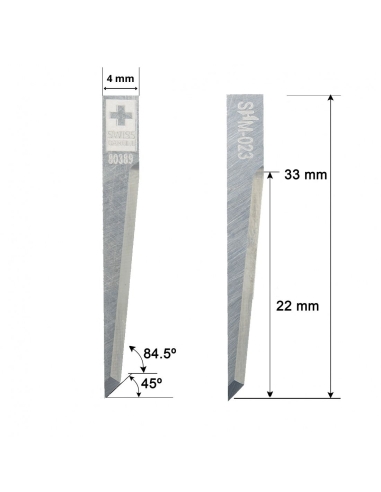 Lama in SUPER METALLO DURO (SHM) USM Z23 / 5005560 / SHM-023 / compatibile per macchina USM da taglio automatizzata