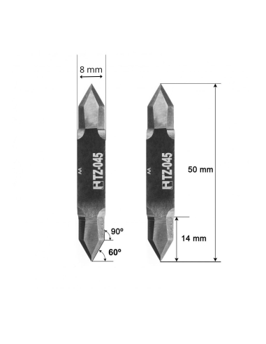 Lama Combi Pro Z44 / 3910340 / HTZ-045 / Lama HM per macchina da taglio automatizzata Combi Pro
