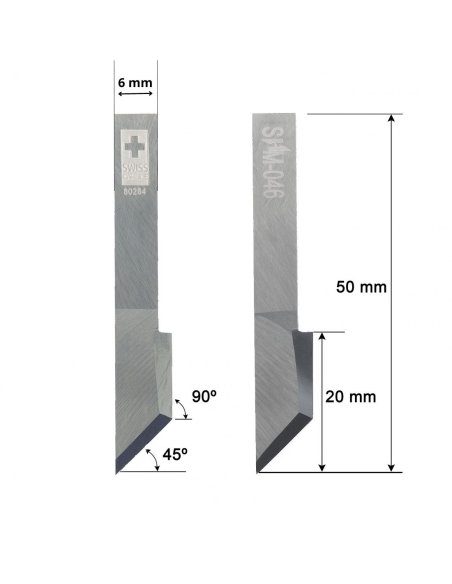 Lâmina de METAL SUPER DURO (SHM) Colex T00330 / SHM-046 / Z46 / 4800073 / compatível para a máquina de corte automatizada Colex