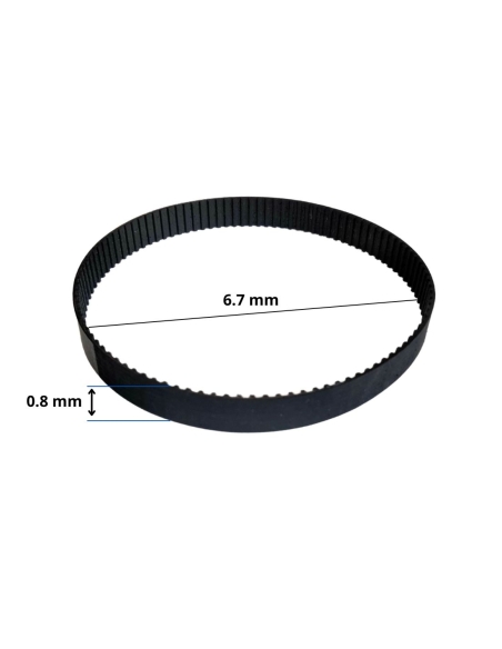 Correa dentada del eje T - módulo TZ / 312008 / compatible con máquinas de corte automatizadas USM