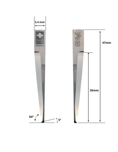 Cuchilla EN SUPER METAL DURO (SHM) Atom Z69 / 5204302 / SHM-069 / compatible para máquina Atom de corte automatizado 2