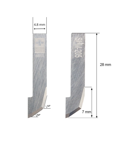 SUPERTWARDY METAL (SHM) iEcho Z205 / 5222973 - 5222976 / SHM-205 / Kompatybilne do maszyny do cięcia iEcho