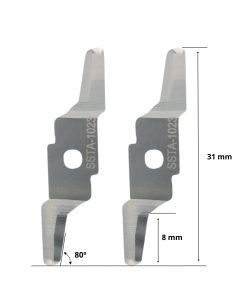 Teseo knife HTT-620 / M2N 80 R1A / 535098620 / compatible for Teseo automated cutting machine 2