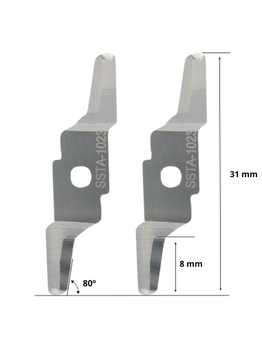 Teseo knife HTT-620 / M2N 80 R1A / 535098620 / compatible for Teseo automated cutting machine