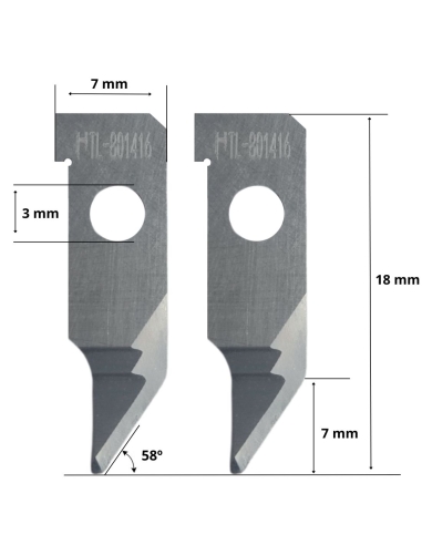 Lame Lectra HTL-801416 / 801416 Lame HM pour Lectra machine de découpe automatique