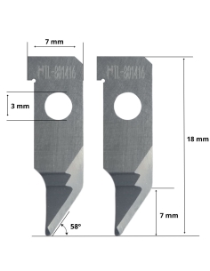 Lama Gerber HTL-801416 / 801416 compatibile per macchina Gerber da taglio automatizzata 2