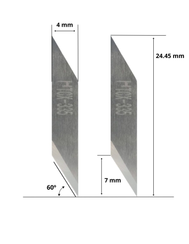 Cuchilla Colex HTCX-335 / T00335 / compatible para máquina Colex de corte automatizado
