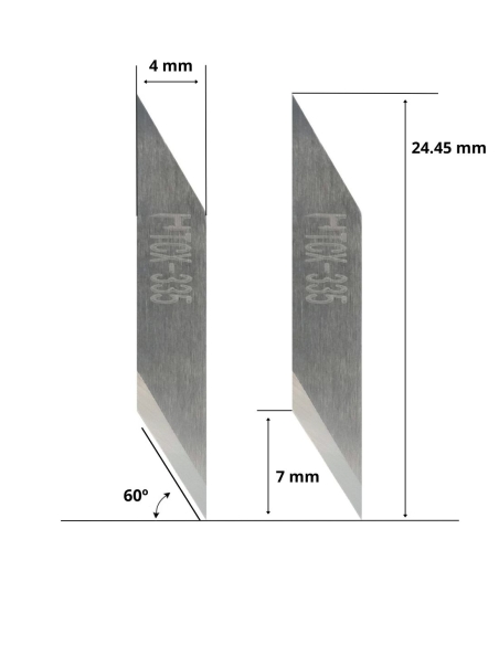 Cuchilla Colex HTCX-335 / T00335 / compatible para máquina Colex de corte automatizado