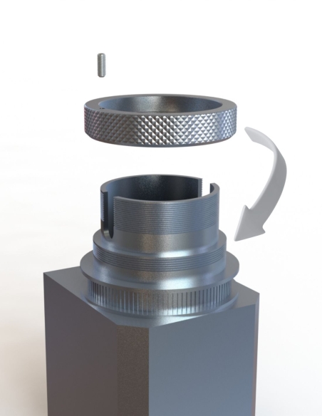 Bague inférieure de position de butée pour les outils de coupe - Module TZ / machines de découpe automatisées Zünd