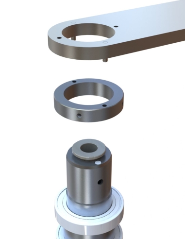Ferramenta dupla para ferramenta EOT-250 / máquinas de corte automatizadas Zünd
