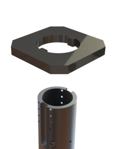 Strumento per contenere il corpo degli utensils POT ed EOT / 2023-003-002 / macchine da taglio automatizzate Zünd 2