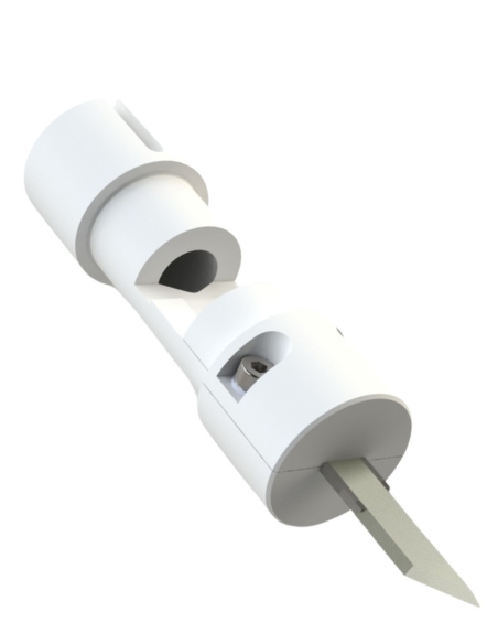 Adaptador para lâmina Z46 (HZ-046 / SHM-046) com porta-lâmina UCT - Tipo 1 / 2023-003-057 / para máquinas de corte Zünd