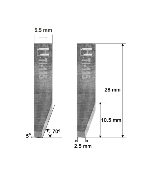 Lame USM HTI-115 / Lame HM pour machine de découpe automatique USM