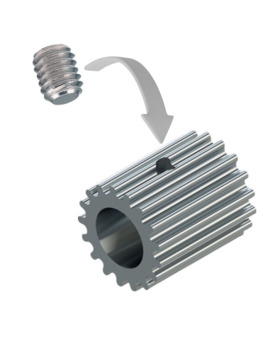 Tornillo para piñón del motor T / compatible con máquinas de corte automatizado Zünd