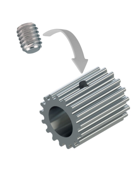 Tornillo para piñón del motor T / compatible con máquinas de corte automatizado Zünd