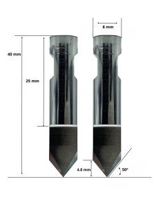 Cuchilla Esko Kongsberg G34094466 / BLD-DR8180 / HTE-8180D compatible para máquina Esko Kongsberg 2