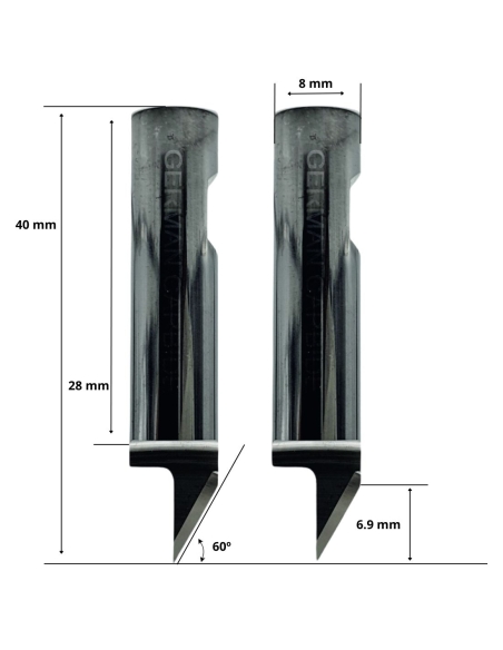 Messer Esko Kongsberg G42460394 / BLD-SR8170 / HTE-BLDSR8170 kompatibel für Esko Kongsberg automatisierte