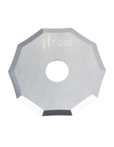 Lama HM 41 mm de Ø decagonale / HT-D60 / compatibile per macchina Bullmer da taglio automatizzata