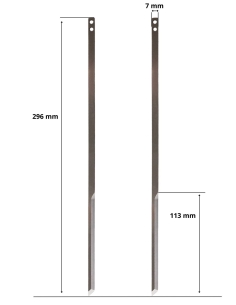 Vector 5000 Lectra knife / Vector 500 / mm 296 x 7 x 2 / 801214 / HTL-vector5000-801214 / compatible for Lectra 2