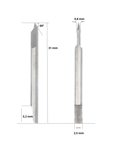 Lame Summa HTS-390550 / 390-550 / compatible avec le traceur de découpe Summa