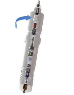 Pièce filetée en nylon. POT-40. Machine de découpe Zünd Zund Zuend 2