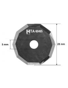 Cuchilla Atom HTA-60465 / 01060465 / Cuchilla decagonal HM compatible para máquina Atom de corte automatizado 2