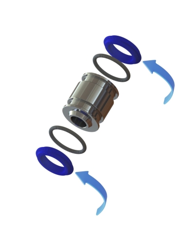 Joint de fermeture de manchon POT-40 / HOTPOT 4030 /  compatible avec les systèmes de coupe Zünd