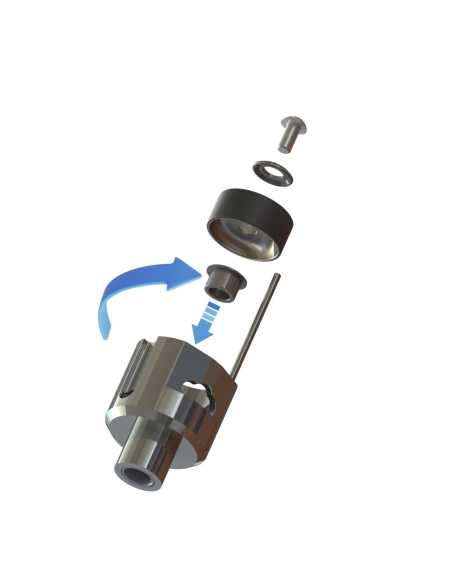 Couronne de verrouillage du piston POT-40 / HTPOT4026 /  compatible avec les systèmes de coupe Zünd