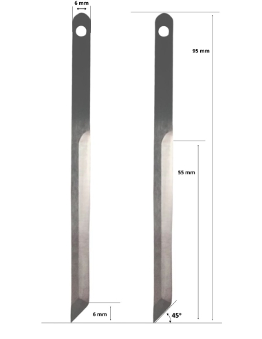 Bullmer HTB-109148B knife / 109148B / compatible with Bullmer automated cutting systems