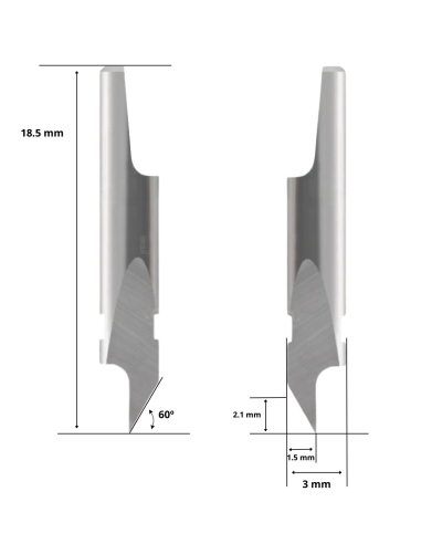 Ostrze Gerber MCT KC5 / 895005 / HTZ-005 / kompatybilne z automatyczną maszyną do cięcia Gerber