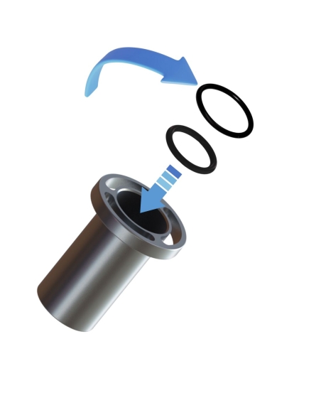 POT-40 Fitting protector O-Ring / 1525NBR70 / compatible with Zünd cutting systems