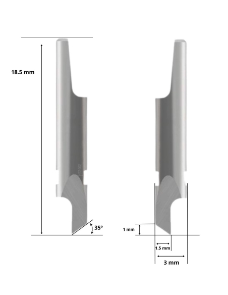 Gerber knife MCT KC2 / 895002 / HTZ-002 / compatible knife for Gerber automated cutting machine