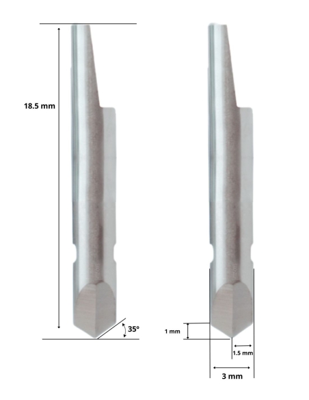 Lama Gerber MCT KC3 / 895003 / HTZ-003 / compatibile per macchina da taglio automatizzata Gerber