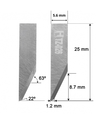 Lectra blade Z26 / 3910317 / HTZ-026 / compatible for Lectra automated cutting machine