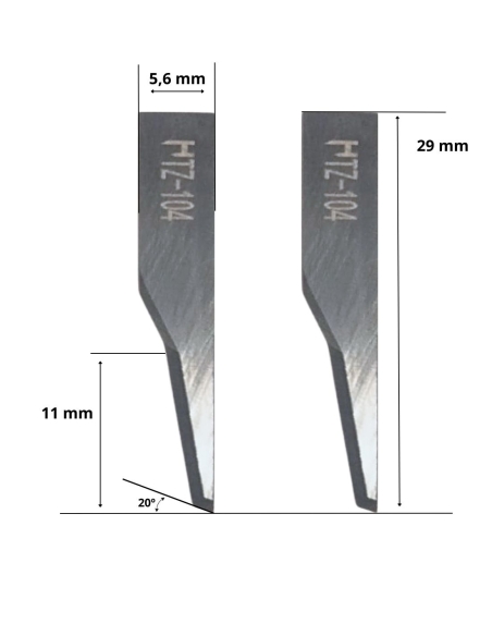 Zünd Messer Z104 / 5221104 / HTZ-104 / kompatibel mit CNC Cutter Zünd