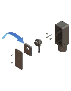 Couvercle arrière de l’excentrique EOT-3 / HTEOT3007 / compatible avec les systèmes de découpe Zünd 2