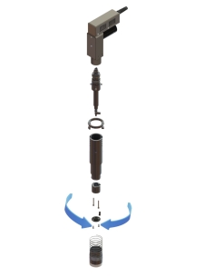 Screw for the blade guide EOT-3 / E03D79910308 / compatible with Zünd automated cutting systems 2